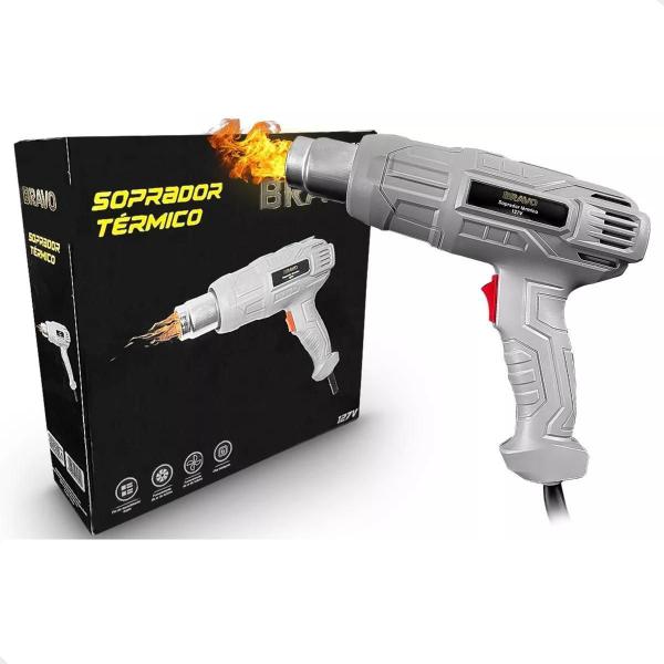 Imagem de Soprador Térmico Pistola Ar Quente 1500w - Titanium Bravo