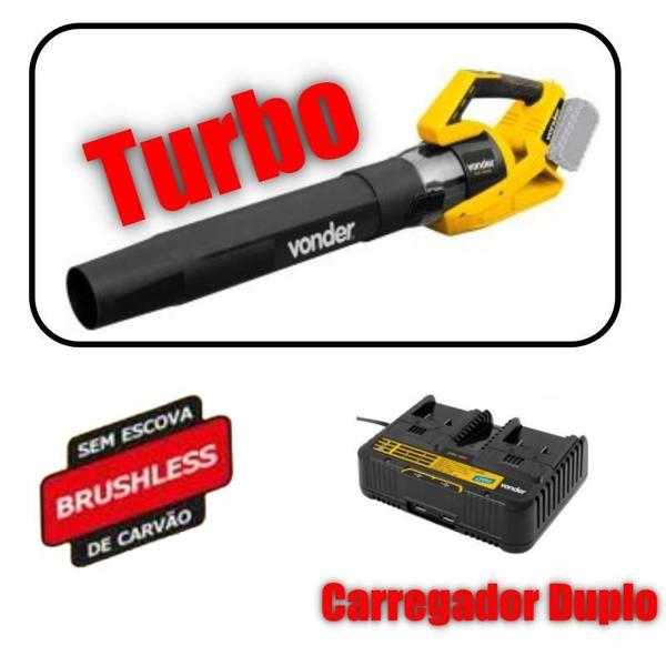 Imagem de Soprador Turbo Isv 1846B Vonder 18V+18V Com 2 Baterias 5Ah