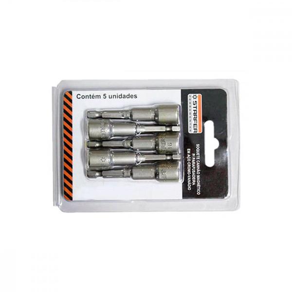 Imagem de Soquete Canhao Magn.Starfer C 3/8" - Kit C/5 PC