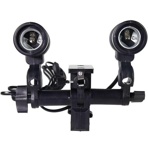 Soquete Duplo Lâmpada Iluminação Estúdio Fotográfico Dslr - Lgcm Imagem de Soquete Duplo Lâmpada Iluminação Estúdio Fotográfico Dslr