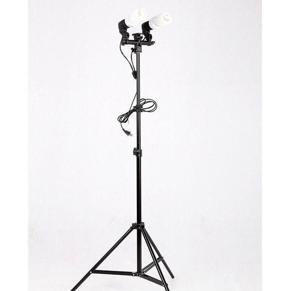Soquete Duplo Lâmpada Iluminação Estúdio Fotográfico Dslr - Lgcm Imagem de Soquete Duplo Lâmpada Iluminação Estúdio Fotográfico Dslr
