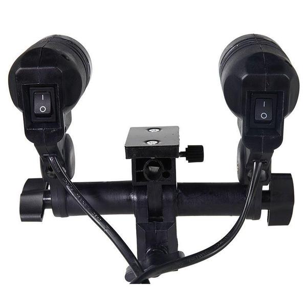 Soquete Duplo Lâmpada Iluminação Estúdio Fotográfico Dslr - Lgcm Imagem de Soquete Duplo Lâmpada Iluminação Estúdio Fotográfico Dslr
