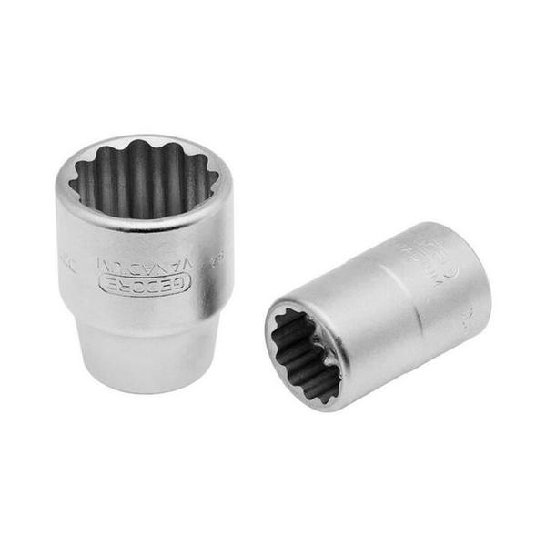Soquete estriado curto 34 mm enc. 3/4" - gedore 017014 Imagem de Soquete estriado curto 34 mm enc. 3/4" - gedore 017014