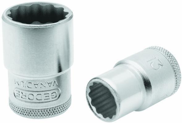 Imagem de Soquete Estriado Curto Gedore 1/2" 19mm D19-19