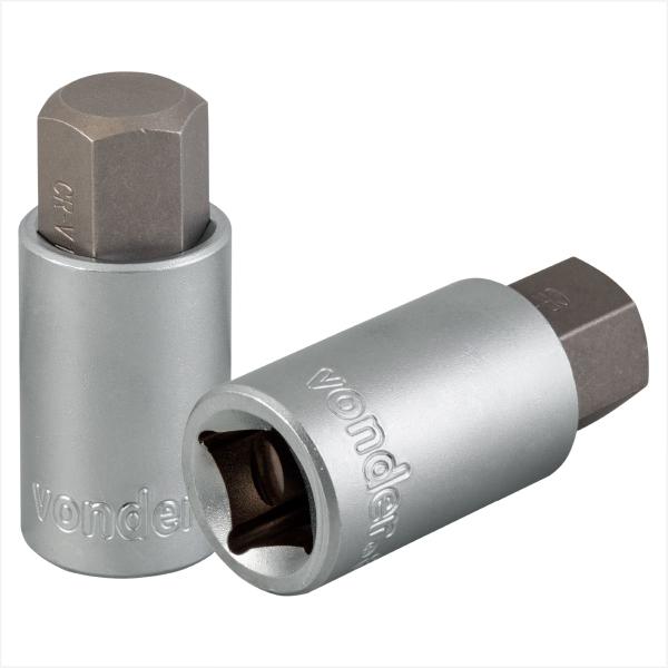 Imagem de Soquete hexagonal 17 mm encaixe de 1/2" - Vonder