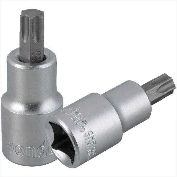 Imagem de Soquete hexalobular macho T-50 encaixe 1/2" - Vonder