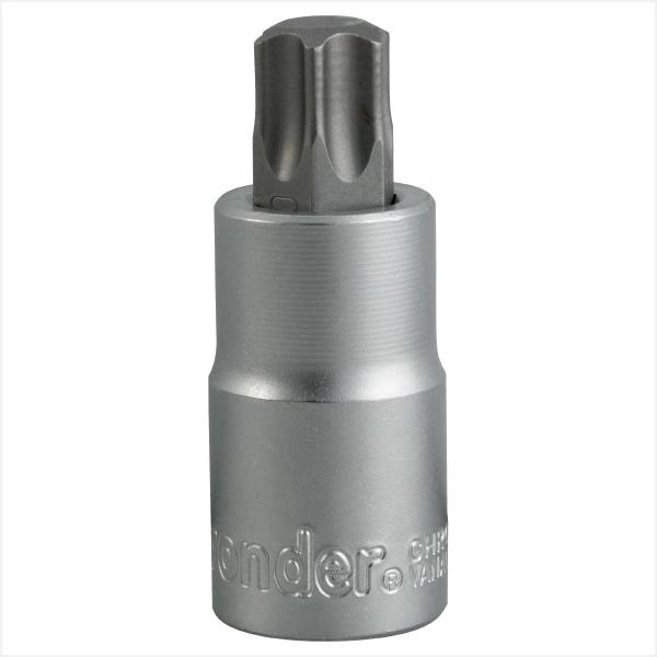 Imagem de Soquete hexalobular macho T-60 encaixe 1/2" - Vonder