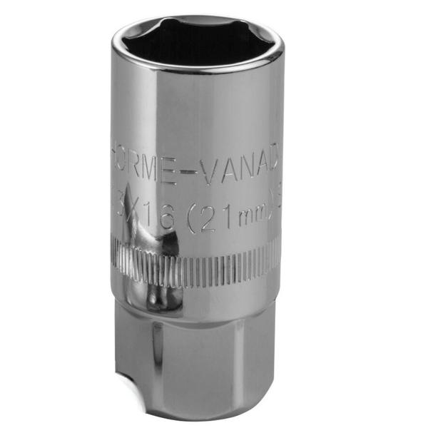 Imagem de Soquete Longo De Impacto Sextavado 16mm X 1/2''pol Aço Cr-v