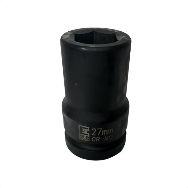 Imagem de Soquete Longo De Impacto Sextavado 27mm x 1”Pol Aço CR-MO