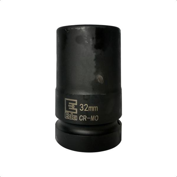 Imagem de Soquete Longo De Impacto Sextavado 32mm x 1”Pol Aço CR-MO