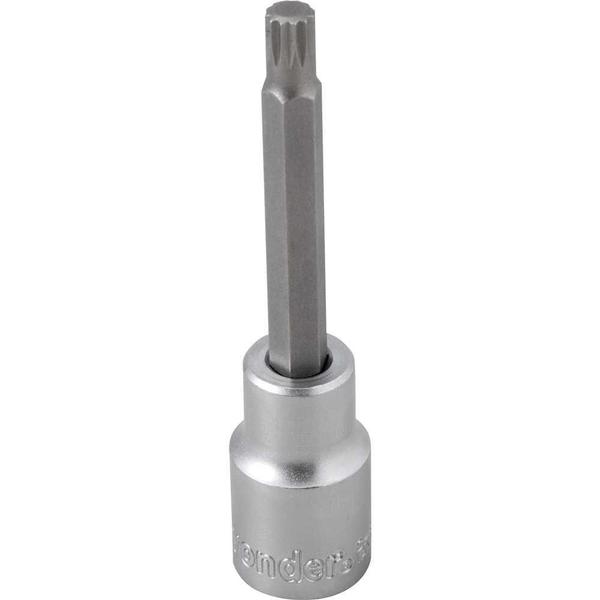 Imagem de Soquete Multidentado Encaixe 1/2'' 8mm Longo CRV Vonder