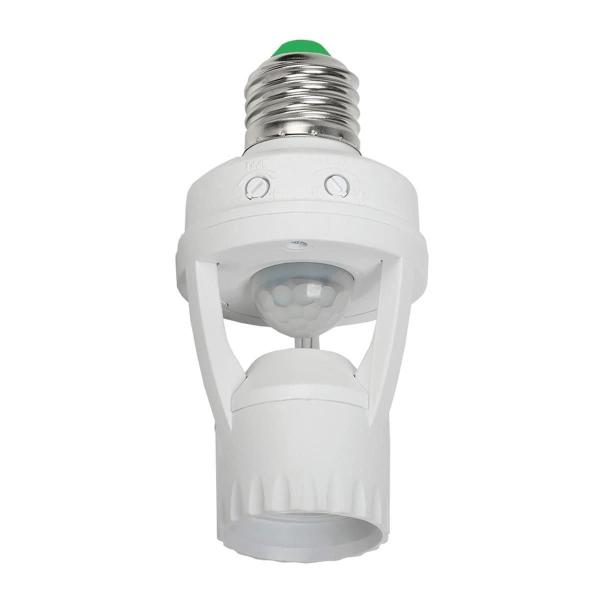 Soquete Sensor De Movimento E Presença Lampada Bocal E-27 - Bellator Imagem de Soquete Sensor De Movimento E Presença Lampada Bocal E-27