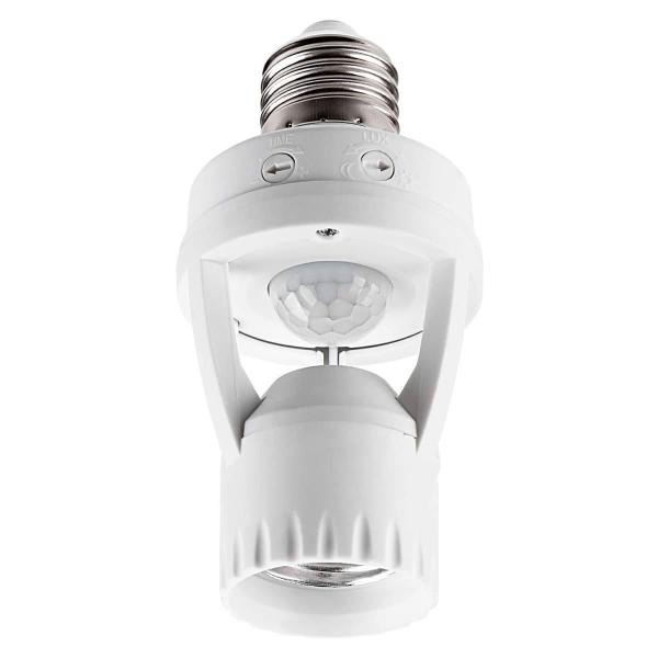 Soquete Sensor De Presença Lâmpada Bocal E27 Movimento 360º - Bellator Imagem de Soquete Sensor De Presença Lâmpada Bocal E27 Movimento 360º