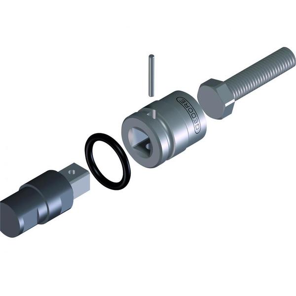 Soquete Sextavado Curto de Impacto 18 MM Encaixe de 3/4" - Gedore 020025 Imagem de Soquete Sextavado Curto de Impacto 18 MM Encaixe de 3/4" - Gedore 020025