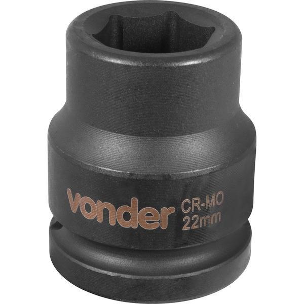 Imagem de Soquete Sextavado de Impacto Encaixe 3/4" 22mm Aço Cromo  - Vonder