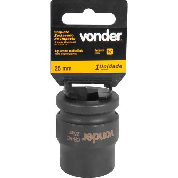 Imagem de Soquete Sextavado de Impacto Encaixe 3/4" 25mm Vonder