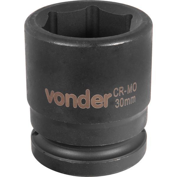 Imagem de Soquete Sextavado de Impacto Encaixe 3/4" 30mm Aço Cromo  - Vonder