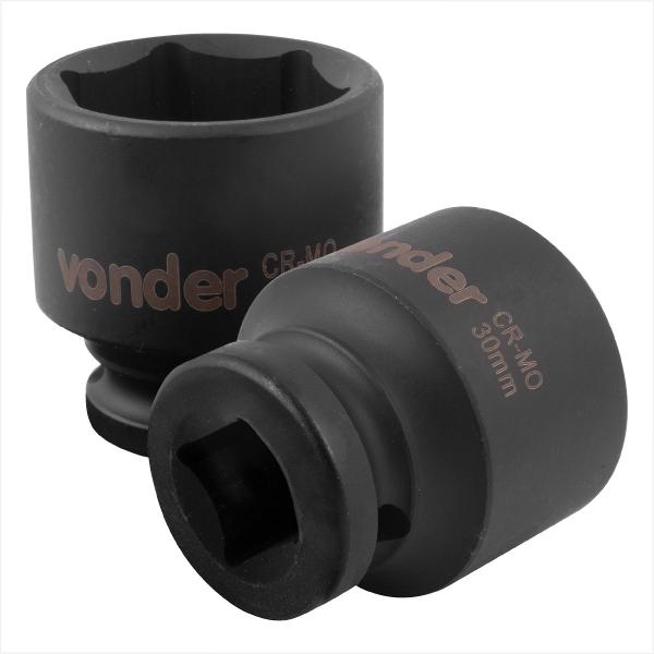 Imagem de Soquete sextavado de impacto encaixe de 1/2" x 30,0 mm - Vonder