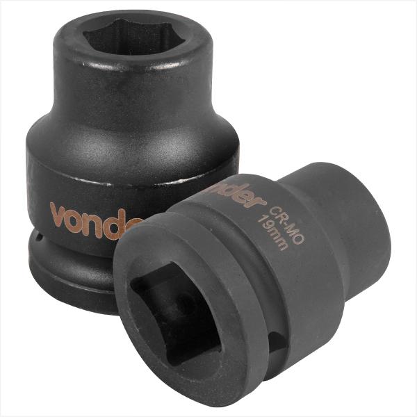 Imagem de Soquete sextavado de impacto encaixe de 3/4" x 19,0 mm - Vonder