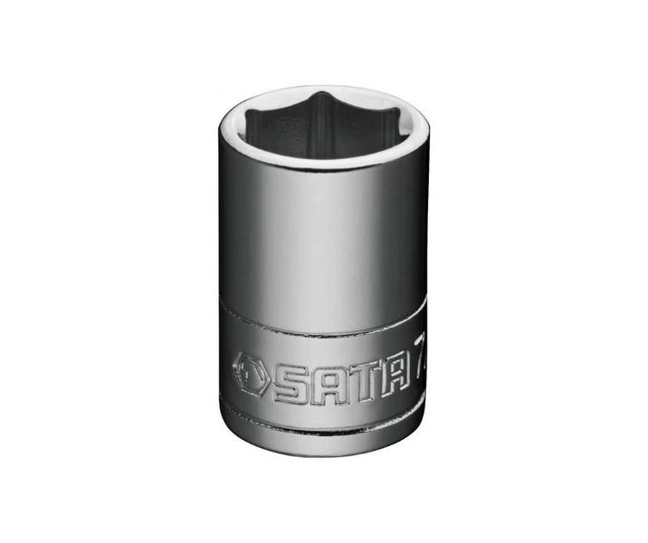 Soquete Sextavado Encaixe 1/4 Aço 11 mm Sata Imagem de Soquete Sextavado Encaixe 1/4 Aço 11 mm Sata