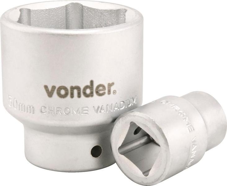 Imagem de Soquete sextavado encaixe 3/4" 33mm curto cromo vanádio - Vonder