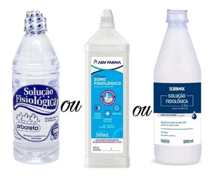 Imagem de Soro Fisiológico 500ml Kit Com 4 Frascos