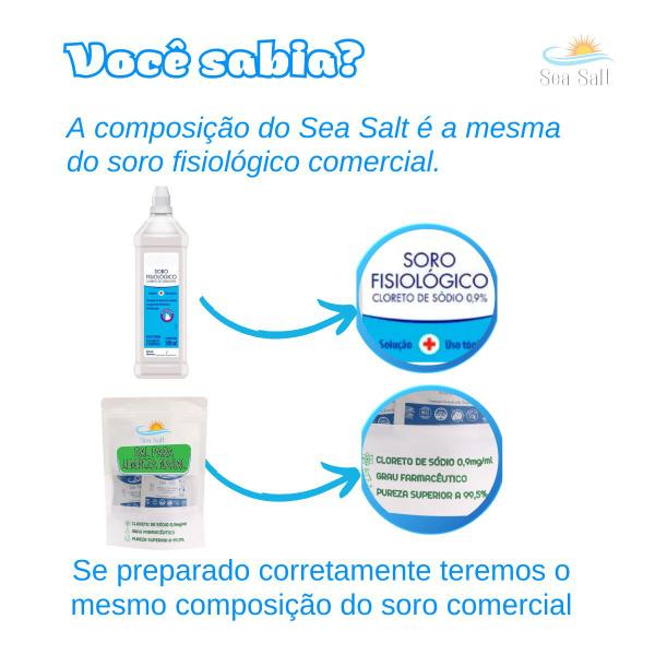 Imagem de Soro Fisiologico em Pó Kit 120 Sachês Para Lavagem Nasal