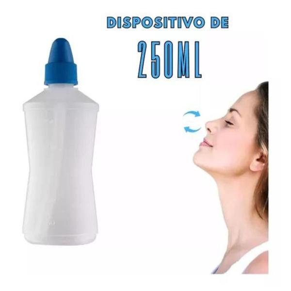 Imagem de Soro Para Lavagem Nasal 250g + Frasco Limpeza Do Nariz 250ml