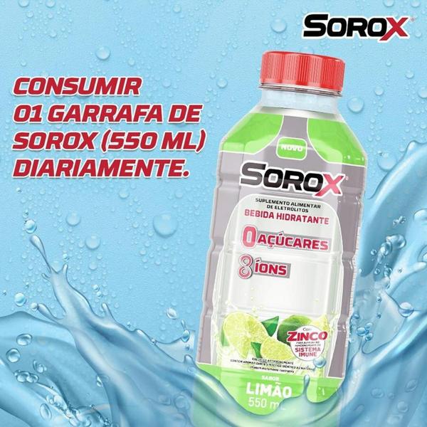 Imagem de Sorox Bebida Hidratante De Eletrólitos Sabor Limão 550Ml