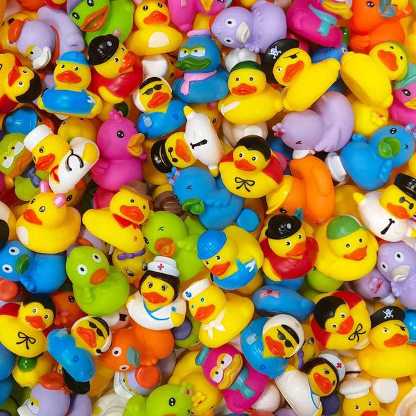 Imagem de Sortimento Rubber Ducks Arttyma para Jeep Ducking, pacote com 50