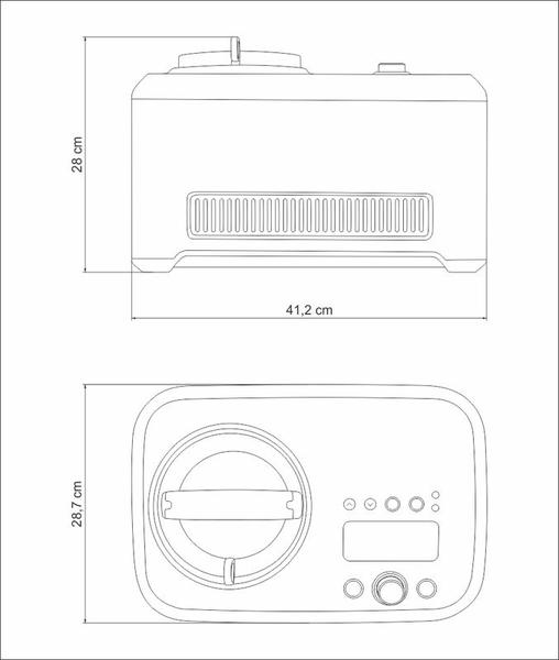 Imagem de Sorveteira Express em Aço Inox 12 Funções 1 L 220 V Tramontina by Breville  69170/012