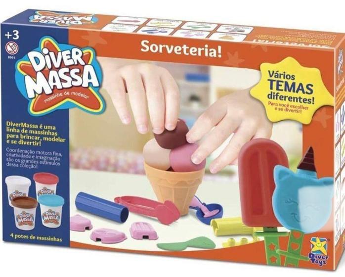 Imagem de Sorveteria - massa de modelar c/acessorios