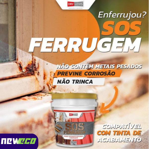 Imagem de Sos Ferrugem Convertedor De Ferrugem 1kg