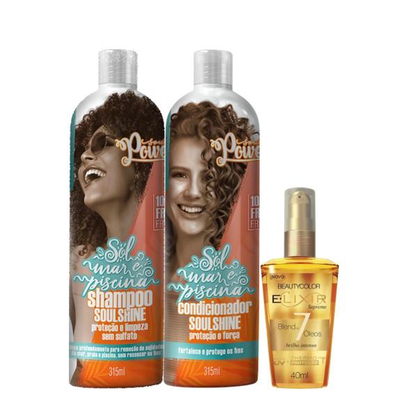 Imagem de Soul Power Soulshine Sh 315ml + Cond 315ml + BC Óleo 40ml