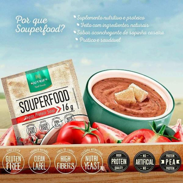 Imagem de Souperfood Sopa Proteica - Sabor Tomate - 10 Sachês Nutrify