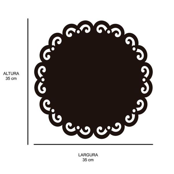 Imagem de Sousplat em MDF Arabesco Cru