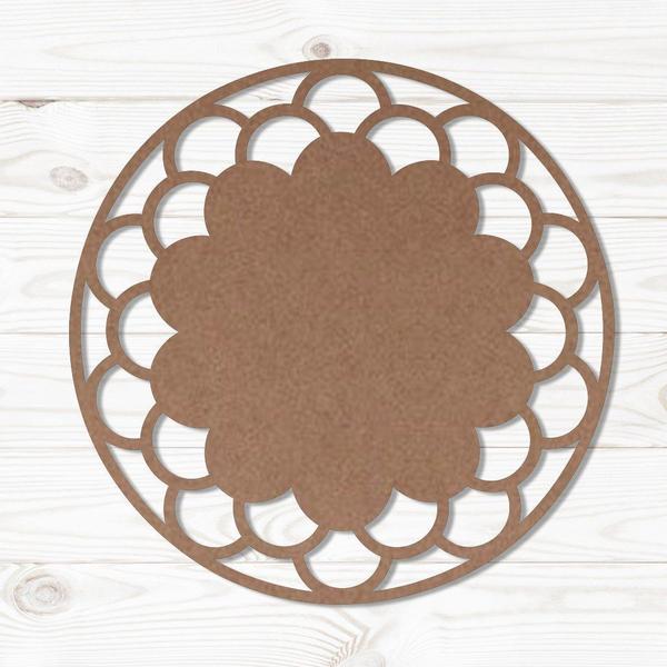 Sousplat em MDF Geométrico Cru - PS Decor Imagem de Sousplat em MDF Geométrico Cru
