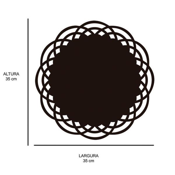 Imagem de Sousplat em MDF Geométrico Cru