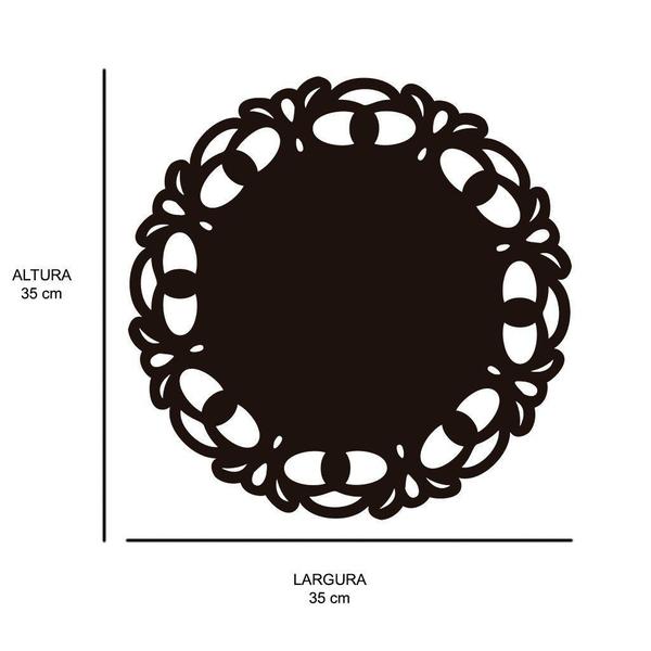 Imagem de Sousplat em MDF Geométrico Cru