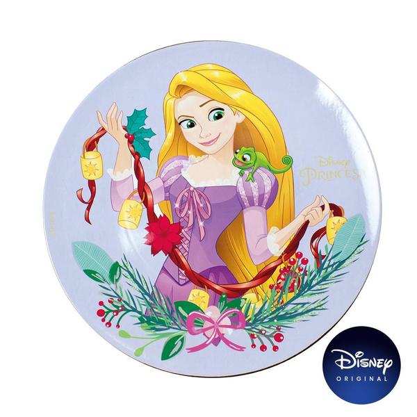 Imagem de Sousplat Natalino - Princesa Rapunzel - 33cm - 1 UN - Disney Original - Cromus - Rizzo