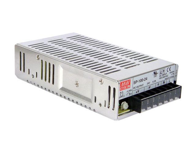 SP-100 - Fonte AC/DC 100W com PFC e Alta Eficiência MeanWell Imagem de SP-100 - Fonte AC/DC 100W com PFC e Alta Eficiência MeanWell