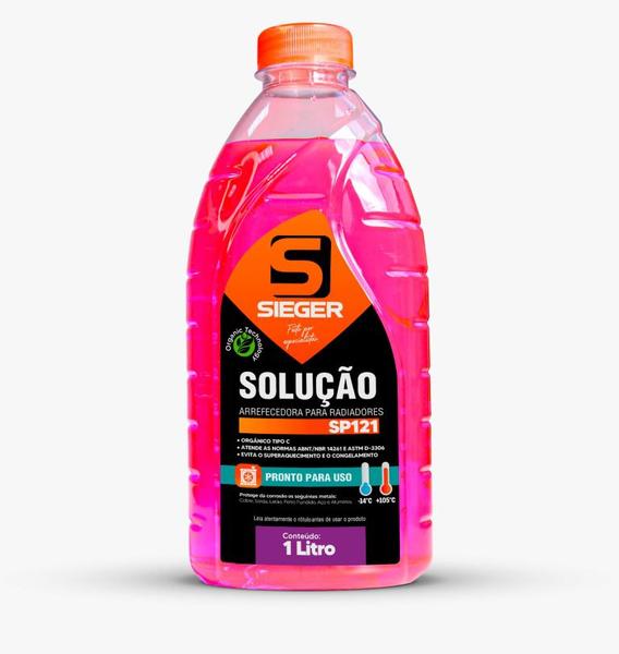 Imagem de Sp121 aditivo organico para radiador pronto para uso rosa