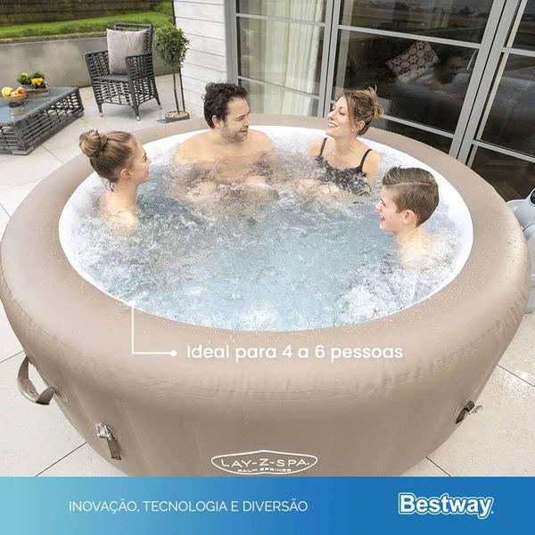 Imagem de Spa Ofurô Inflável Palm Springs 916L + Aquecimento + Bomba + Capa Bestway