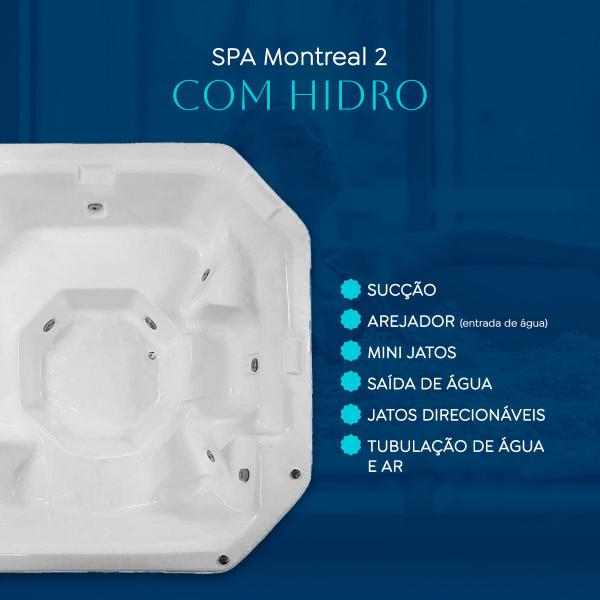 Imagem de Spa Quadrado Montreal 2 com hidro