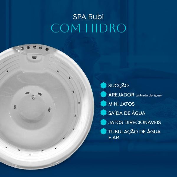 Imagem de Spa Redondo Rubi com hidro