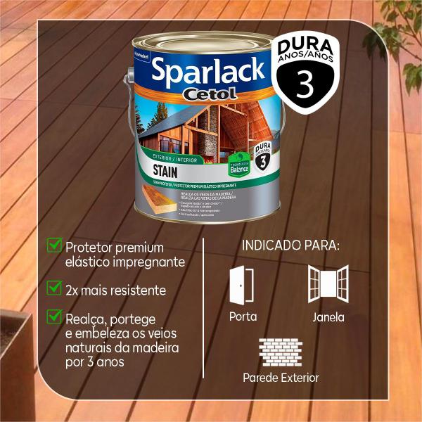 Imagem de Sparlack Stain Cetol Natural Balance Acetinado 3,6l -  Imbuia