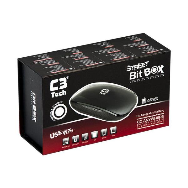 Imagem de Speaker 2.0 portatil bitbox st-120 preto c3t - C3Tech