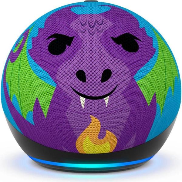 Imagem de SPEAKER AMAZON ECHO DOT KIDS 5ª GER ALEXA/BT FIRE DRAGON