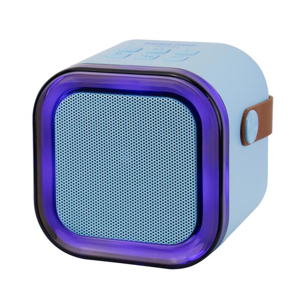 Imagem de Speaker Midi Pro MDP-005 - USB/Aux/SD - Bluetooth - 5W - com 2X Microfones - Azul