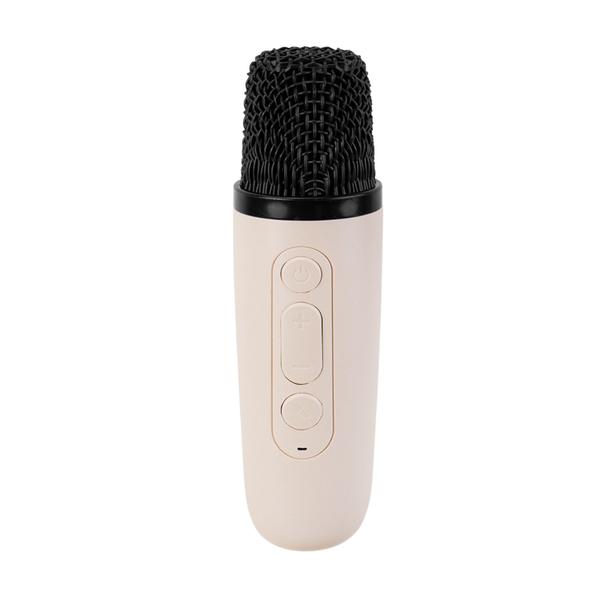 Imagem de Speaker Midi Pro MDP-005 - USB/Aux/SD - Bluetooth - 5W - com 2X Microfones - Beige